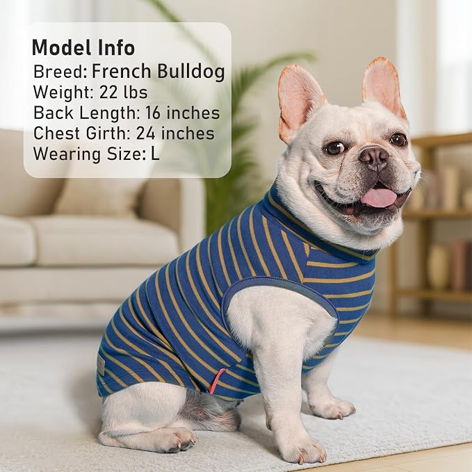 KYEESE 2Pack Dog Sweater Warm Dogs Clothes Pets Sweatshirt Soft Turtleneck Small Pets Sweaters Pet Coats Stretchy Dog Sweaters for Small Dogs Male | Warm Turtleneck Dog Pullover Clothes, 4-Way Stretch & Lightweight Vest, Doggie Coat in Cold Weather, Da...