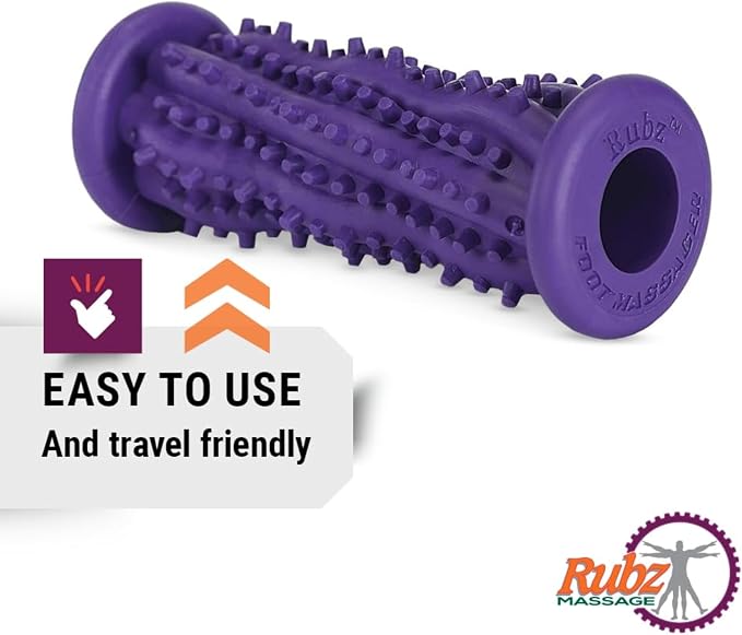 Due North Foot Rubz Combo Pack, Original Foot Rubz & Foot Massage Roller, 0.6 lb., multi colored, 2 piece set, (DNFCP3