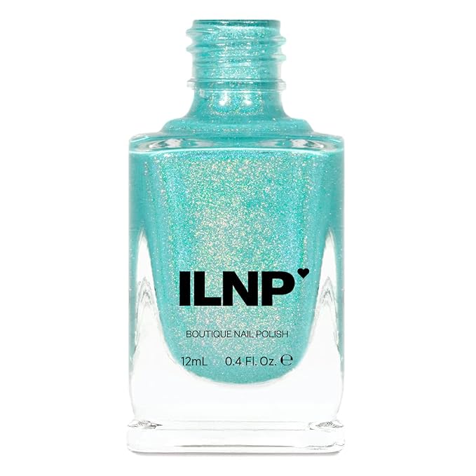ILNP Music Box - Rich Teal Blue Holographic Nail Polish
