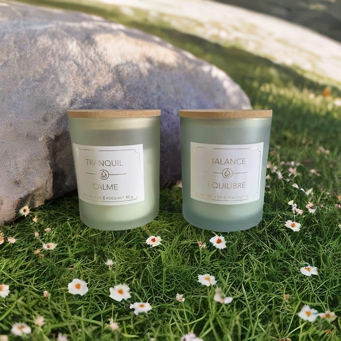 Generic Balance_ Equilibre Effect, Aromatherapy Natural Scented Candle, Pack of 2