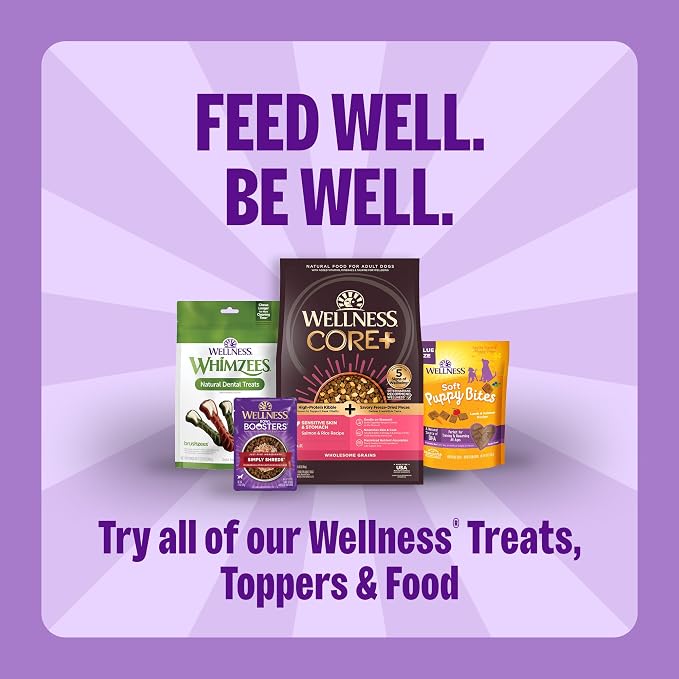 Wellness Old Mother Hubbard Classic P-Nuttier Dog Biscuits, Natural Training Treats, Peanut Butter Flavor, Large Size, 6 lb Box