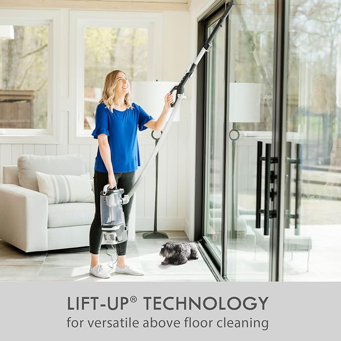 Kenmore Featherlite Bagless Upright Vacuum with Hair Eliminator Brushroll | Lift-up Cleaner, 2-Motor Power Suction, Lightweight Carpet Cleaner, HEPA Filter, 2 Cleaning Tools - DU4399