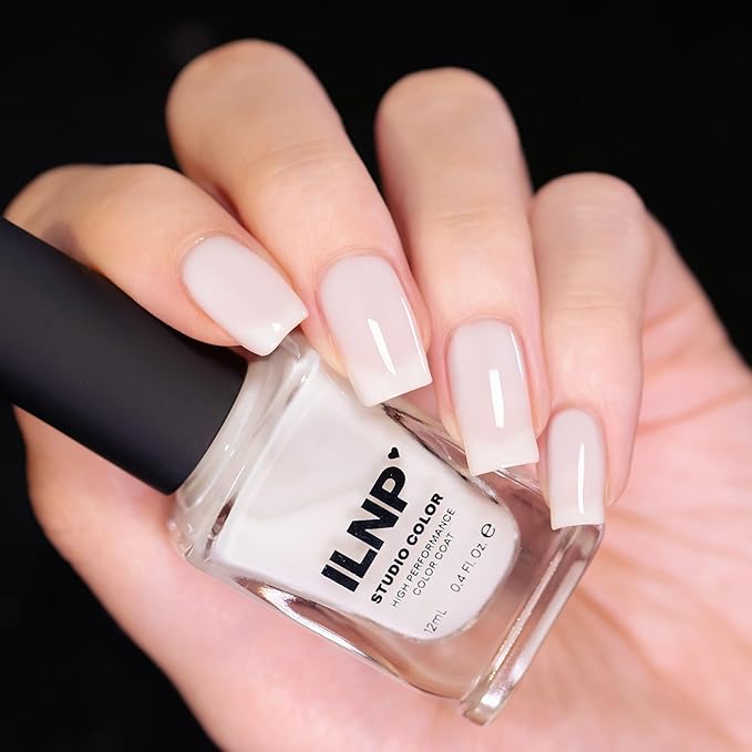 ILNP Coconut Cream - Sheer Milky White Jelly Studio Color Nail Polish