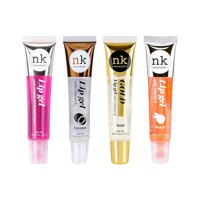 NICKA K NEW YORK Lip Gel, Hydrating, Lightweight, Glides on Effortlessly, Non Sticky Finish Lip Gel Colors (AMZ041)