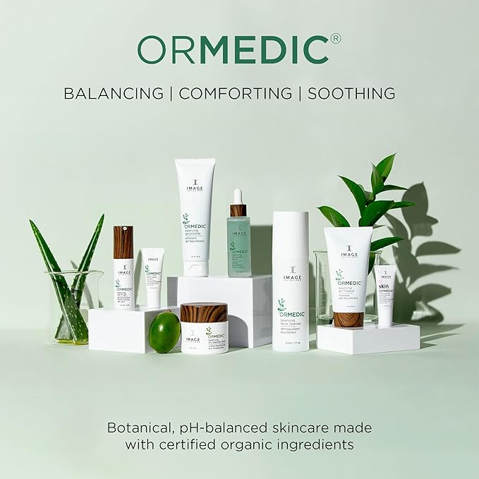 IMAGE Skincare, ORMEDIC pH Balancing Facial Cleanser, Mild Foaming and Hydrating Face Wash with Aloe Vera, 1.7 fl oz