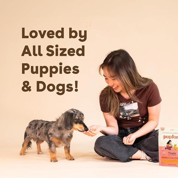 Pupford Freeze Dried Training Treats for Dogs & Puppies (Cheddar, 5 oz)