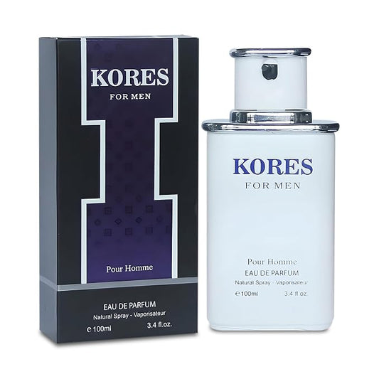 AFLUXE Kores Men's Perfume–Sophisticated & Refined Fragrance with Citrus,Spicy Notes,and Warm Woody Undertones–Long Lasting Scent for Elegant Occasions