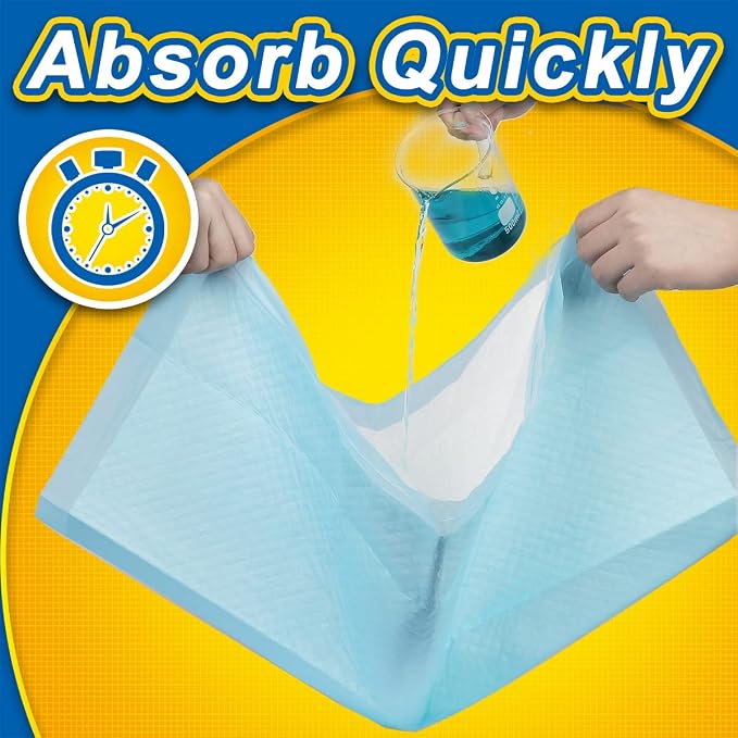 Dogcator Puppy Pads 120 Pack, 30"x36" Extra Large Dog Pads, Thicken Dog Training Liners for Indoor, Outdoor Use, Heavy Absorbent Pee Underpads for Doggy, Doggies XLarge, Blue