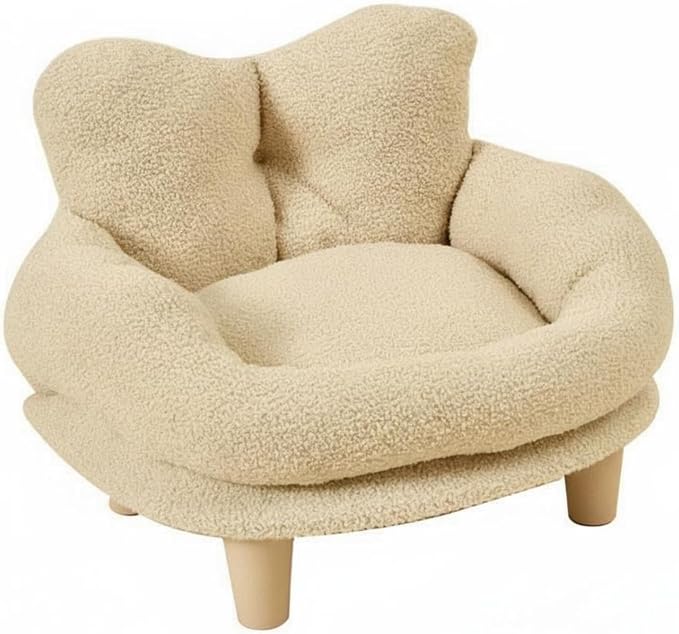 Heart Shaped Pet Bed Removable Washable Sleeping Cushion Animal Furniture, XL 70 55 48