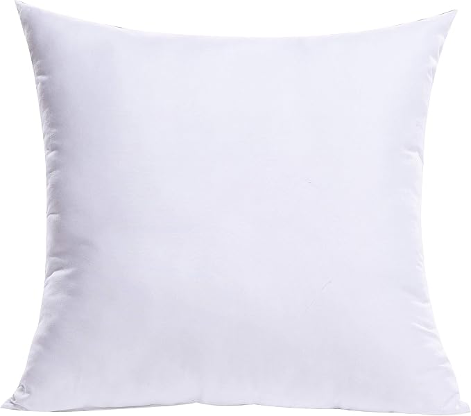 MIULEE Throw Pillow Insert and Chenille Pillow Covers