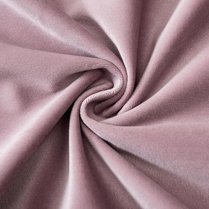 22x22 Decorative Velvet Throw Pillow Covers Set of 2 for Couch,Pink Purple | Soft Cushion Cases with Invisible Zipper for Modern Sofa Bed Living Room Bedroom Home Decor