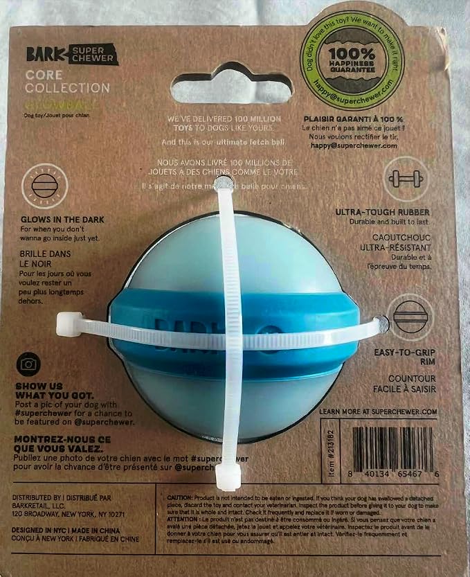 BarkBox Glowball Dog Toy - for Medium Dogs