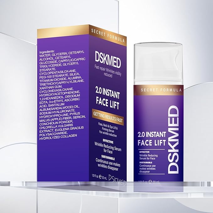Under Eye Bags and Wrinkles 2.0 - Instant Face Lift Cream,Remove Dark Circles, Bags Under Eyes, Fine Lines, Wrinkles and Neck Lines,Firming Delicate Skin