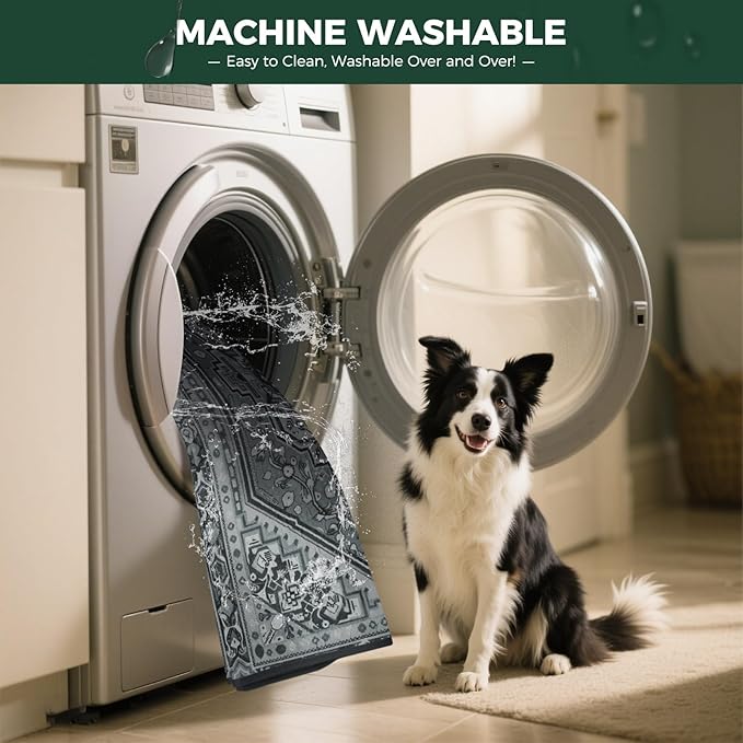 FXW Washable Pee Pads for Dogs, Super Absorbent, 39" x 63", 1 Pack | Machine washable, Non-slip backing, Fits 24"H 6-Panel FXW Rollick/Homeplus Playpens