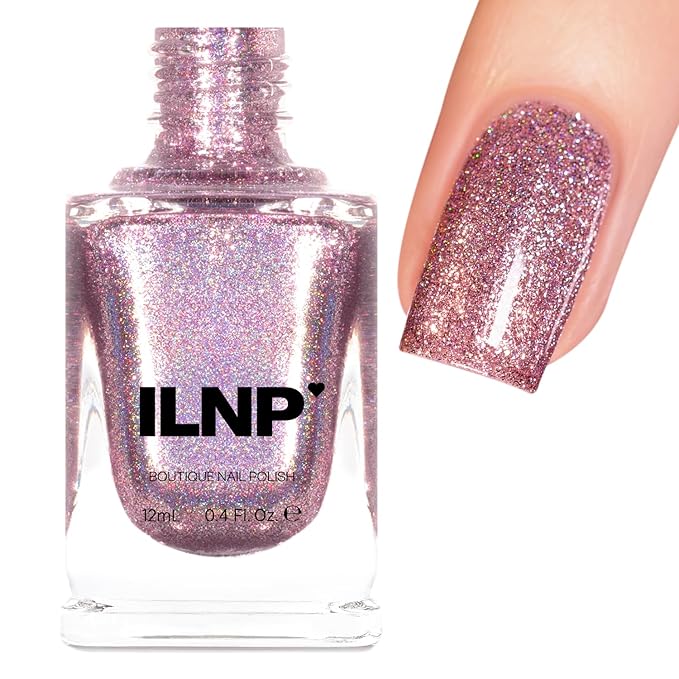ILNP Frosted Rose - Icy Rose Ultra Metallic Nail Polish