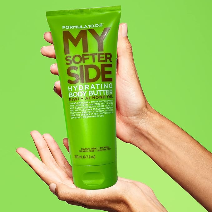 Formula 10.0.6 My Softer Side (6.7 Fl. Oz.) Hydrating Body Butter that Softens & Soothes Dry Skin -Vegan, Paraben-Free, Sulfate-Free & Cruelty-Free