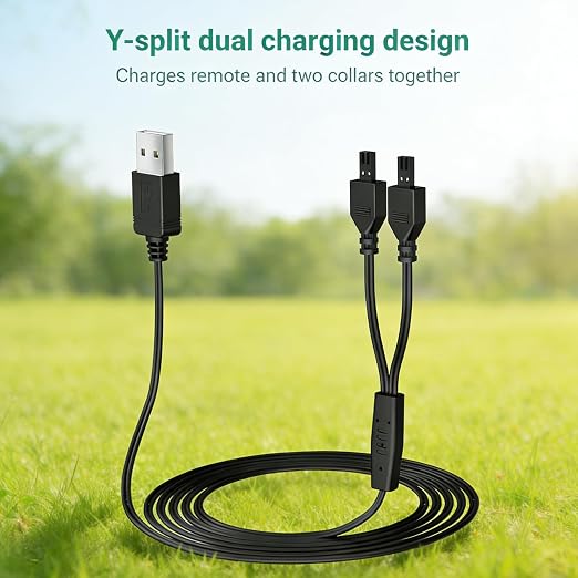 Lnauy for Petsafe Collar Charger Replacement, Power Cable Compatible with PetSafe Remote Trainer and Lite Remote Trainer 100/300/600 and 900 Yard Models USB Adaptor Cord
