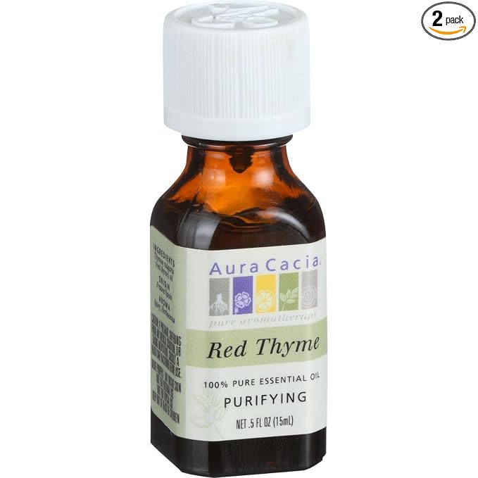 Aura Cacia Pure Aromatherapy, Red Thyme, Purifying.5-Ounces (Pack of 2)