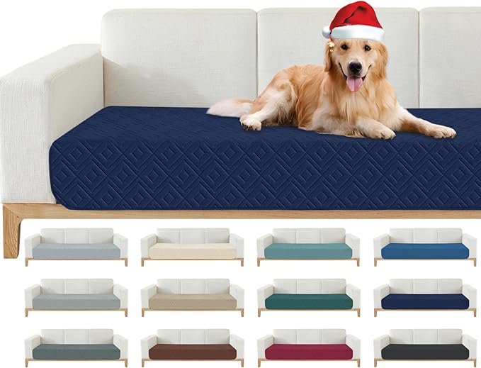 2026 Waterproof Sofa Dog Blanket (30"x70") Comfy Couch Sofa Mat for Pets with Anti-Slip Back, Universal Incontinence Lightweight Liner Pad for Furniture Car Picnic etc Durable Washable, Navy Blue