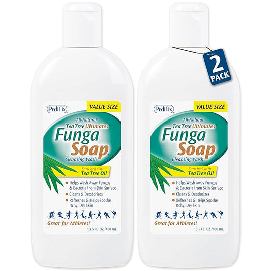 Pedifix FungaSoap Cleansing Wash - 13.5 fl. oz (Packaging May Vary) (Pack of 2)