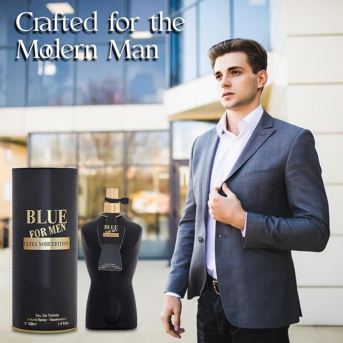 AFLUXE Men's Cologne Gift Set - Variety Pack of 4 Long Lasting Fragrances with 10ml Pheromone Cologne for Men Kit EDP/EDT (PHM-VintageH/VintageHRed/BFM Black&Gold)