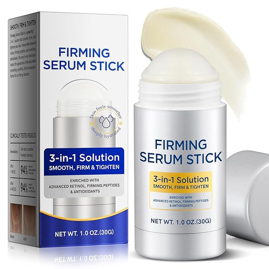 Advanced Retinol Firming Serum Stick with Antioxidants to Nourishing, Visibly Tighten and Firm Skin, Reduces Wrinkles & Fine Lines, Firming Stick for Face and Neck 1.0 oz