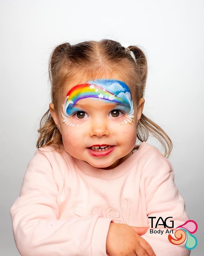 TAG Face and Body Paint - 1 Stroke Split Cake 30g - Petal