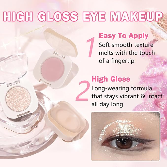 Rose Pink Matte Eyeshadow, Ultra Fine Lightweight Powder, Multiuse Blendable Makeup, High Pigment, Daily Warm Tone Eyeshadow (03 Mist Rose)