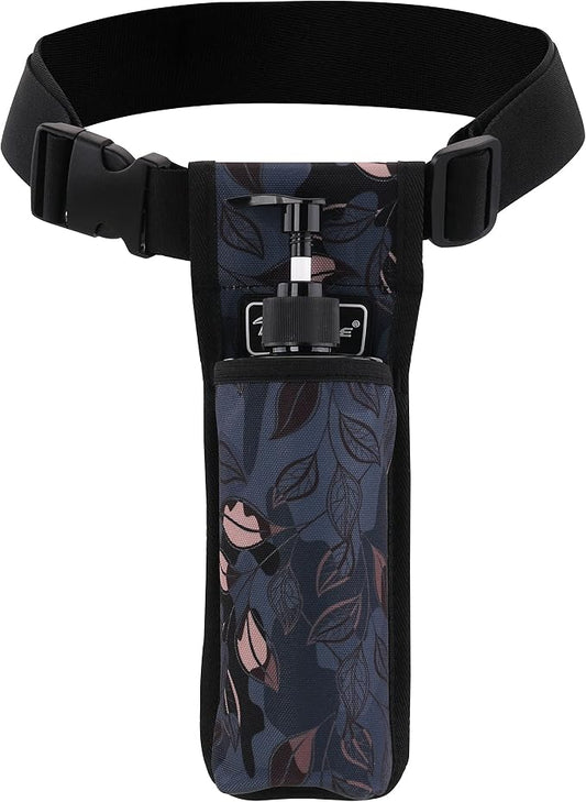 Massage Bottle Bag Massage Oil Holster Lotion Holster Massage Therapist Massage Oil Holster Massage Lotion (TH1KD-Ash Leaves)