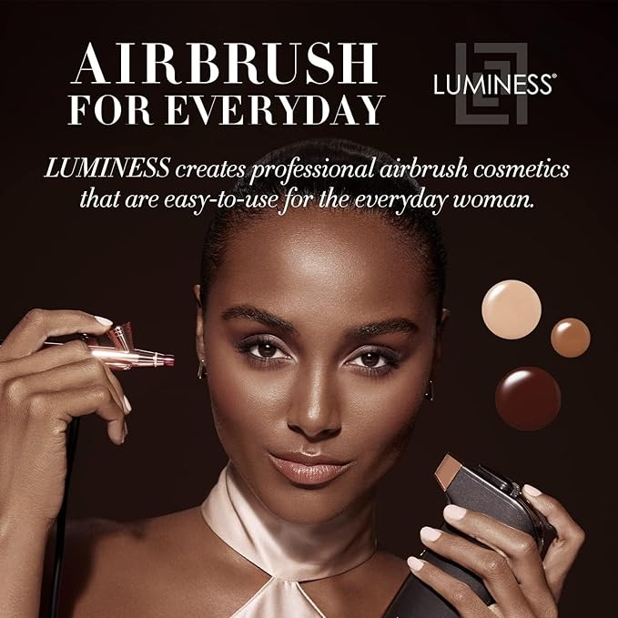 Luminess Air Silk 4-In-1 Airbrush Foundation- Foundation, Shade 010 (.5 Fl Oz) - Sheer to Medium Coverage - Anti-Aging Formula Hydrates and Moisturizes - Professional Makeup Kit for Cordless Air Brush