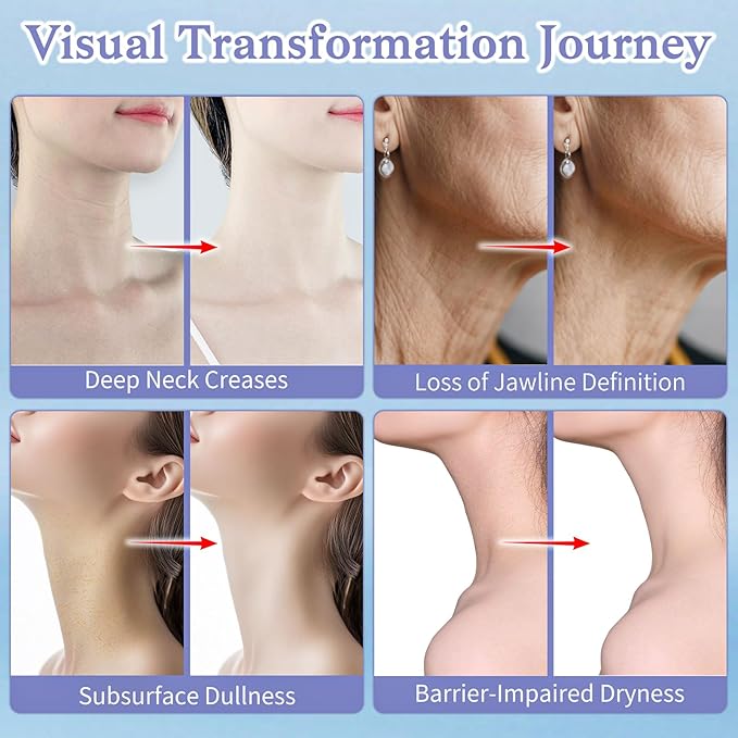 Retinol, Peptides Neck Firming Cream - Ultimate Tightening and Lifting for Crepey Skin, All-Over Body Treatment, Safe for Sensitive Face Moisturizer