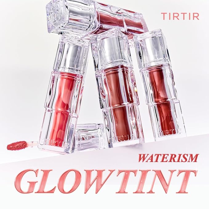 TIRTIR Waterism Tinted Lip Gloss #04 Fig Peach, 0.14 Fl Oz – Kiss Ready Lipgloss, 12H Long Lasting Non Sticky Natural Tinted Glow Korean Multiuse Cheek and Lip Tint for Women gift