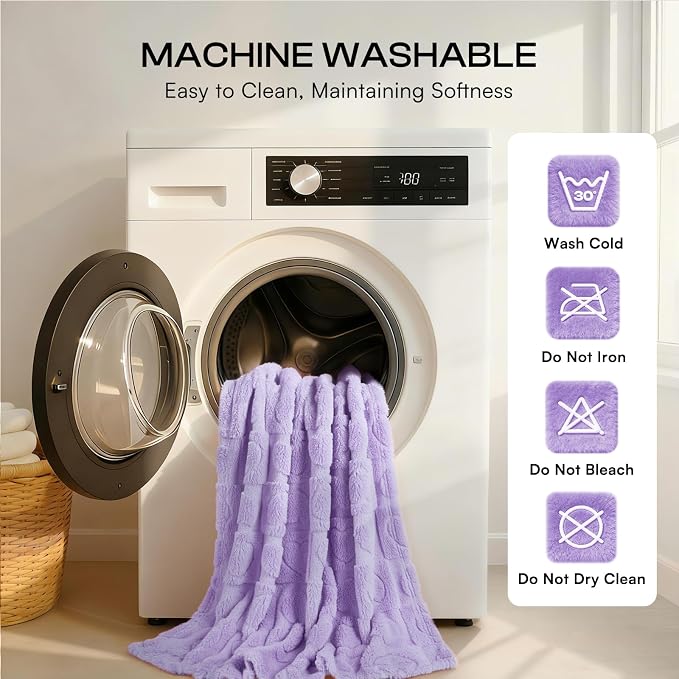 Luciphia 2 Pack Small Dog Blanket, Cozy Fleece Throw for Puppy Cat,41"x31" | Pink Blanket Washable for Medium/Large Dogs, Cute Cover on Bed Couch Crate Car, Puppy Essentials, Dog Gift,2PCs Pink/Purple