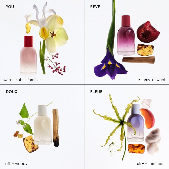 Glossier You Eau de Parfum - Unisex Fragrance for Men & Women, Skin-Scent Enhancer Smells Different on Everyone - Musky, Warm & Spicy Perfume with Pink Pepper, Iris & Ambrox Base Notes, Travel 8ml