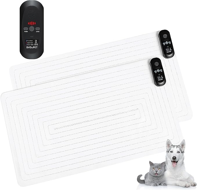 SVD.PET 2-Pack Scat Mat for Cats, Dog Shock Pet Training Mat, 30" X 16"