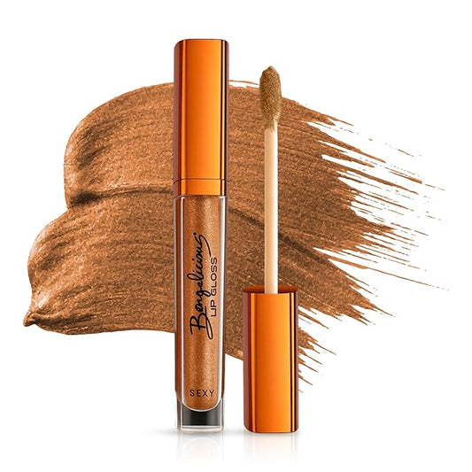 Brown Lip Gloss for Women – Hydrating, Vitamin E Infused – Smooth Application, Clean Formula – Brown Lipgloss, 1 Pack