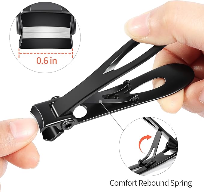 Stocking Stuffers Gifts for Men Adults Seniors, Nail Clippers with Catcher, Christmas Gifts for Men Dad Boyfriend Teens Him, Heavy Duty Clipper for Mens Women Seniors