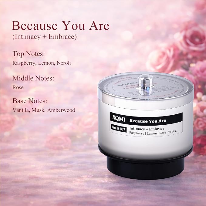 Smart Scented Candle Refill Set, 4-Pack Luxury Fragrance Collection, 4.25oz Each, ±35H Burn Time, Soy Wax With 13% Perfume-Grade Oils (Wind’s Whisper, Gilded Hour, Because You Are, Joyful Moment)