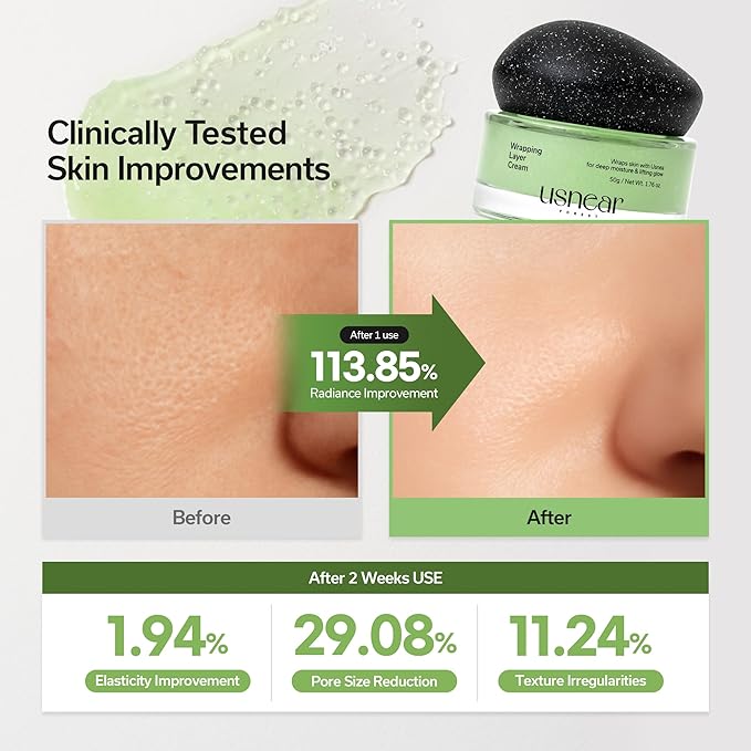 Wrapping Layer Cream - PDRN & Bakuchiol Face Cream for Elasticity, Firming & Radiance - Korean Skincare for Sensitive Skin, 1.69 fl oz
