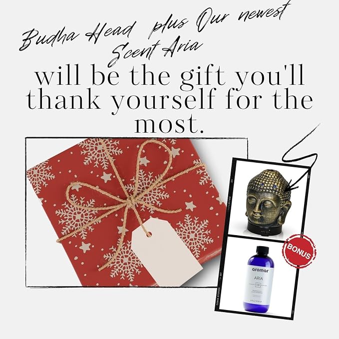 Aromar Buddha Ceramic Diffuser, Bronze