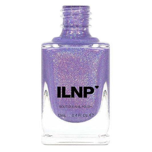 ILNP Charmingly Purple - Bright Purple Holographic Nail Polish