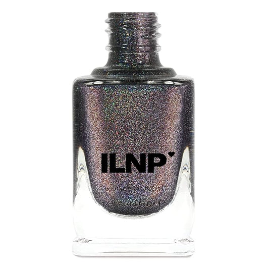 ILNP Stay Hidden - Smokey Grey Holographic Nail Polish