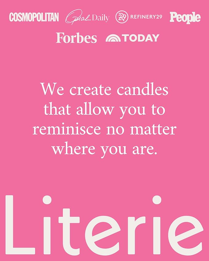 Literie Mean Girls Inspired Scented Candle: Burn Book - Smoke + Clovebud Scented, 9oz, 50 Hour Burn, Vegan Soy & Coconut Blend Candle for Home Decor, Gift for Women & Men