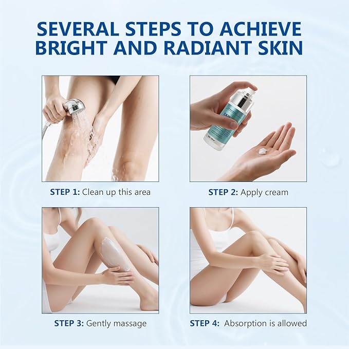 Skin Bleaching Cream, Intimate Areas, Underarms, Knees, Elbows, Inner Thighs and Bikini Areas, Daily Skin Care for Women, Skin Lightening Cream for Dark Spot, Safety & Mild Formula