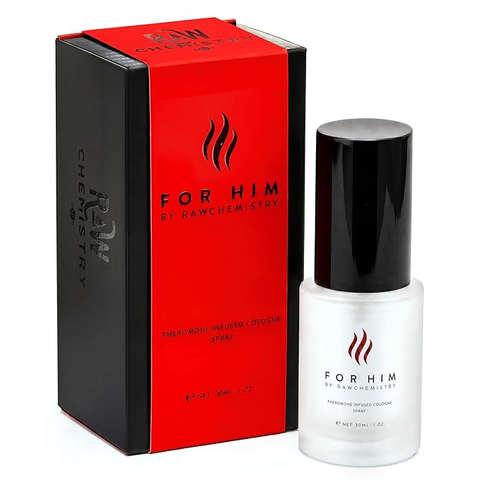 RawChemistry For Him, Pheromone Infused Cologne - Bold, Extra Strength Infused Formula 1 Fl. oz