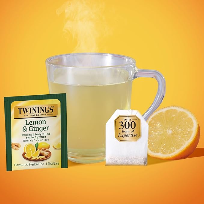 Twinings Assorted Herbal, Naturally Caffeine-Free Tea Bag Sampler (40 Count) 13 Flavour Boxed Variety Gift Set