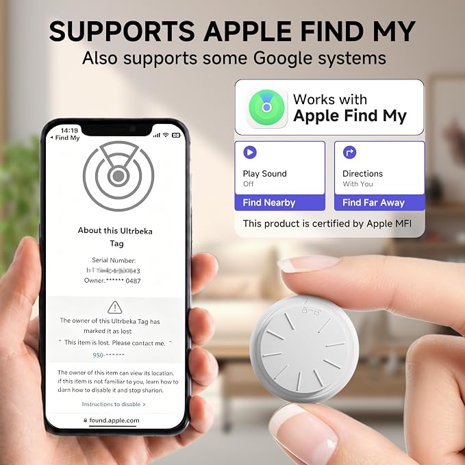 Magnetic GPS Tracker for Vehicles No Subscription for iOS and Android 1 PCS | Mini GPS Car Tracker for Bike, Luggage, Pet, Motorcycles, Valuables