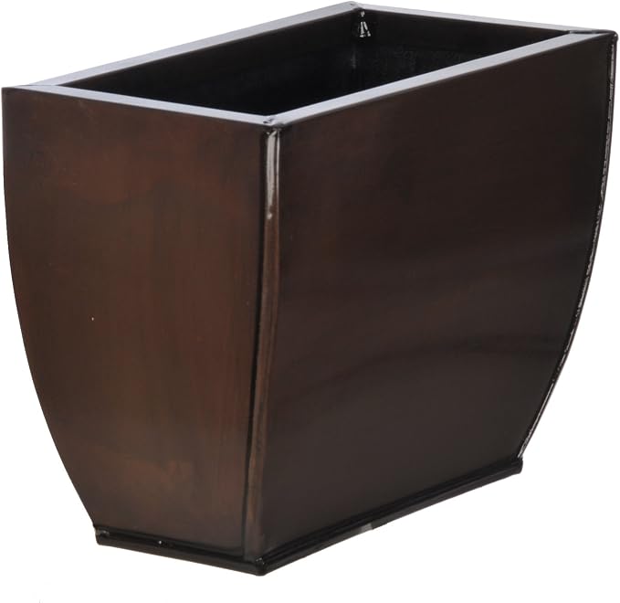 Gloss Brown 509 Small Zinc Vase - Set of 6