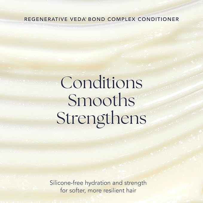 RANAVAT Regenerative Veda⁴ Bond Complex Hair Conditioner - Moisturizing Conditioner for Hair Breakage Repair & Scalp Care - Silicone-Free Volumizing Conditioner for All Hair Types (8 oz)