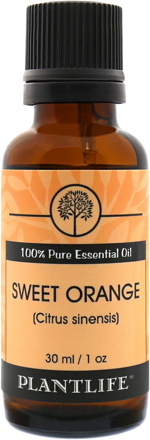 Plantlife Sweet Orange Aromatherapy Essential Oil - Straight from The Plant 100% Pure Therapeutic Grade - No Additives or Filters - 30 ml